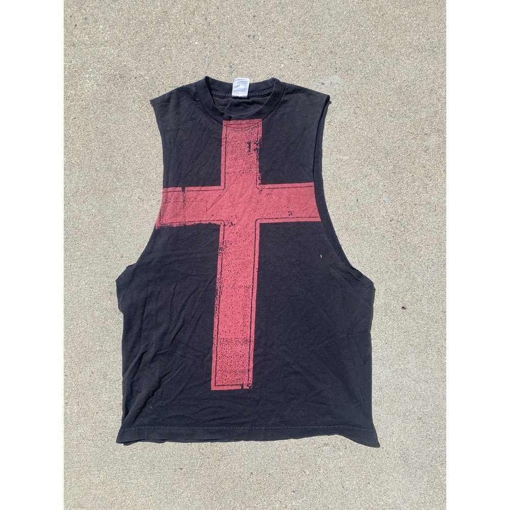 Vintage My Chemical Romance "From The Wreckage We Rise" Tee Shirt Cut Sleeves L